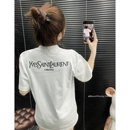 Ysl T-Shirt Embroidered Front And Back Standard Form LIIsNHTORE2 Color Easy To Wear