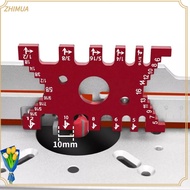 ZHIMUA นิ้วเมตริก Dovetail JIG พรีซิชั่น ทนทานต่อการใช้งาน เกจวัดความสูง แบบพกพาได้ อะลูมิเนียมอัลลอ