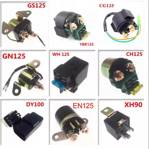 Motorcycle Starter Relay Of Starting Motor for Honda Suzuki Yamaha Haojue GN125 GS125 YBR125 EN125 D