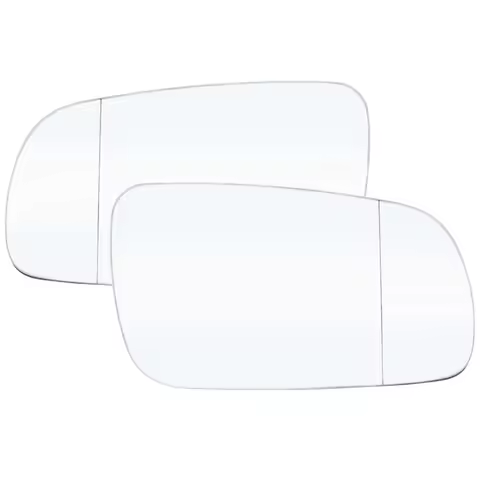 Mirror Left Right Heated Rearview Car Left Right Heated Rearview Mirror Glass left & right White&Blu