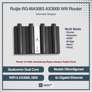 Ruijie RG-MA3063 AX3000 WiFi 6 | Gigabit Router | WISP & Repeater (Used)