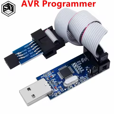 1PCS /5pcs USBASP USBISP AVR Programmer USB ISP USB ASP ATMEGA8 ATMEGA128 Support Win7 64 with stk50