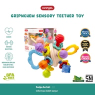 IQ ANGEL GRIPNCHEW SENSORY TEETHER Toy Baby TEETHER Toy Rattle/ - BPA FREE - SNI