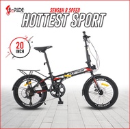 HOTTEST SPORTS 20" SENSAH 8 Speed Aluminum Folding Bike / Basikal Lipat Aluminum