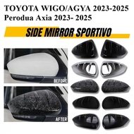 TOYOTA WIGO/AGYA 2023-2025 / Perodua Axia 2023- 2025 Car Exterior Side Mirror Cover Trim Accessories