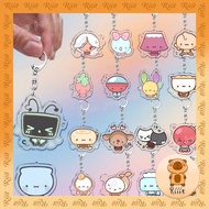 Game Keychains Shrimpo Astro Gigi Connie Artro Sprout Dandys Vee Shelly Pebble World Keyrin hanging 