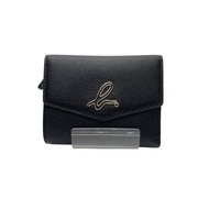 agnes b. wallet other leather BLK plain ladies TAW05-01 Direct from Japan Secondhand