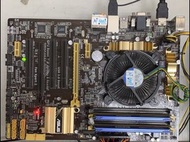 【尚典3C】華碩ASUS Z87-C 5X防護 雙智能處理 1150 主機板 含i5-4670K可超頻處理器中古.二手