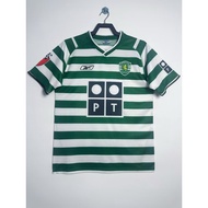 #SFC 03-04 Home Retro Soccer Jersey Football #RONALDO