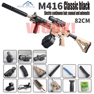 M416 Automatic gel blaster gun Toy Boy Waterball Paintball Plastic Weapon Model Cosplay PUBG