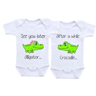 TB2 Twin baby gift Twin onesies Boy Girl Twins Twin onesies boy and girl Twin Baby CLothes Twins bab
