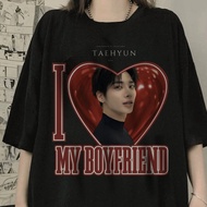 TXT Taehyun Tshirt I Love My Boyfriend Shirt Taehyun, Kpop Merch for Gift Taehyun Graphic Shirt, Soo