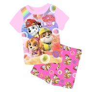 [SG SELLER] Kids tshirt set pyjamas girls children  paw patrol skye baby shark