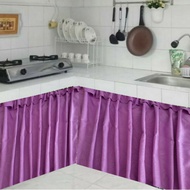 Minimalist Kitchen Under-Door Curtains UK 75 cm x 90 cm + TALI