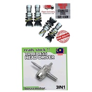 SPANAR TUBE LESS TUBLE LESS KEY CAP TUBE LESS KEPALA TAYAR LESS