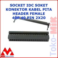 CABLE CONNECTOR RIBBON SOCKET IDC FEMALE HEADER SOCKET 40P 40 PIN 2X20