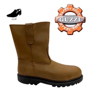 GUZZI 10” High Cut Safety Shoes Genuine Leather Steel Toe Steel Plate 2119- 302 302
