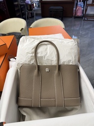 Hermes mini garden party G stamp etoupe