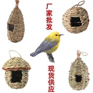 Rumah Burung Sarang Burung Rumput Anyaman Sangkar Burung Parkit Sangkar Burung Binatang Sangkar Buru