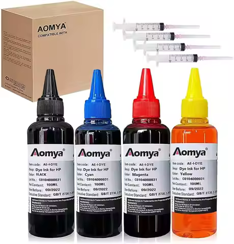 4C*100mL Refill Dye Ink For HP 940 962 963 964 965 For Officejet Pro 9010 9012 9013 9014 9015 9016 9
