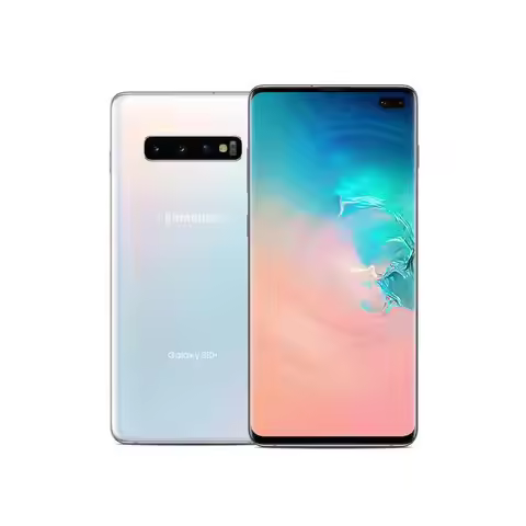 Samsung / Galaxy S10+ / SM-G975U / Prism White / Unlocked / 128GB / Fair Includes Charging Cable