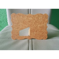 500pcs Kraft Brown 4R Photo Standees standee 340gsm