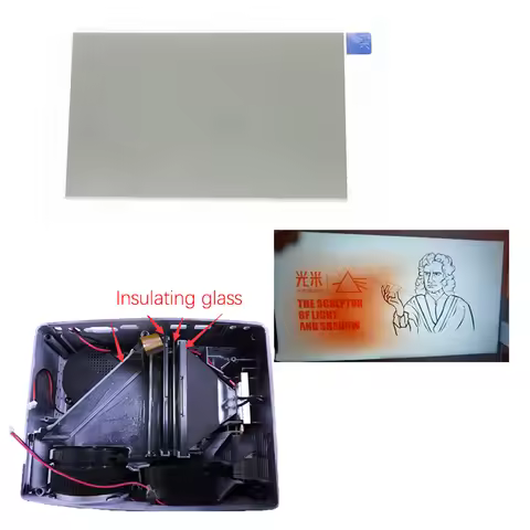 【AD】1pcs Polarizing Film Thermal-isolating Polarizer Glass For 4 Inch LCD Mini Led Projector Repair