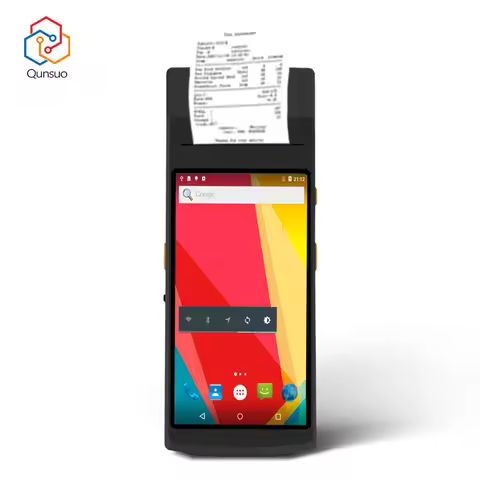 2GB RAM 16GB ROM 5.5inch Touch Screen Handheld Android 9.0 2D Barcode Scanner with Inner 58mm Printe