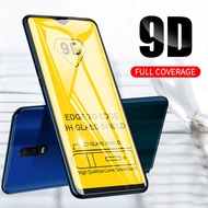 9D กาวเต็มซิลค์สกรีนเต็มจอฟิล์มกระจก For OPPO F11 F9 F7 A3s A5s A5 A7 A9 A12 A15 A15s A16 A17 A17k A18 A31 A32 A33 A38 A52 A53 A54 A55 A57 A58 A72 A73 A74 A76 A77 A78 A92 A93 A94 A95 A96 A98 Reno 2 3 4 5 6 7 8 Pro ป้องกันหน้าจอ