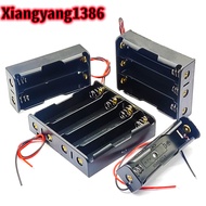 Parallel style 1X 2X 3X 4X 18650 Battery Case Holder 3.7V Plastic Battery Storage Box Case Holder With Wire Lead