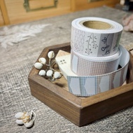 標籤機貼紙膠帶 - 窗花星語2.屋下格紋