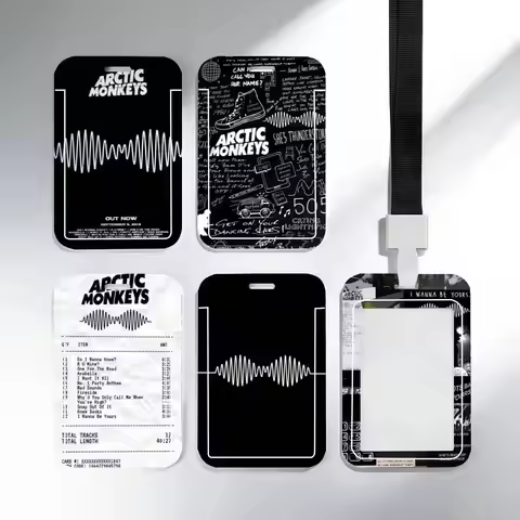 Vintage Arctic Monkeys Rock Band Music ID Card Holder Neck Strap Pendant Door Badge Holder Lanyards 