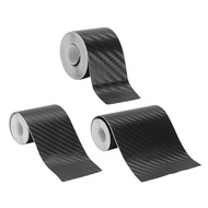 {Uu film pasting}Nano Carbon Fiber Car Sticker Protector Strip Auto Door Sill Side Mirror Anti Scratch Tape Waterproof DIY Paste Protection Film