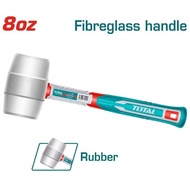 Total Rubber Hammer Fiber Handle Size 8 Ounces (220 Grams)/16 (450 Model THRUH6908