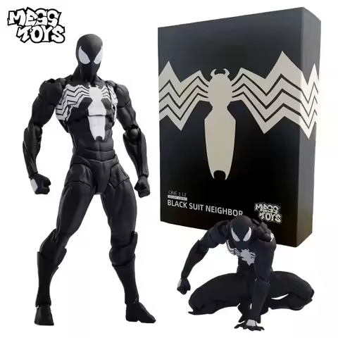 Hot Item In Stock Mess Toys Symbiote Spiderman Black and red Suit Scarlet Spider Collectible Anime A