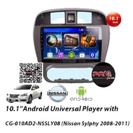 NISSAN SYLPHY 2008 ANDROID PLAYER 10 INCH