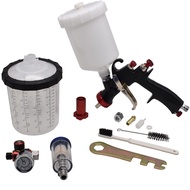 LVLP R500 Spray Gun with Filter Pressure Gauge 1.3mm Nozzle R500 Air Spray Gun for Car Painting with