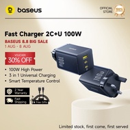 【New Arrivals】Baseus EnerFill FE11 2C+U 100W Fast Charger For Phone&Laptop Smart Temperature Control