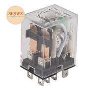 DC 12V Coil 10A 240VAC 28VDC DPDT Electromagnetic Relay JQX-13F2Z