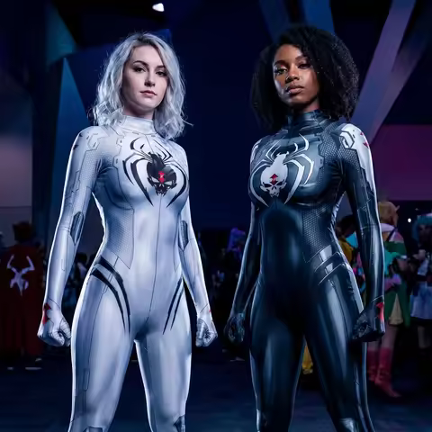 Halloween White Black White Widow Jamie Zentai Bodysuit Female Superhero Cosplay Costume Outfit Carn