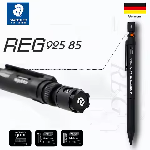 1pc German Mechanical Pencil STAEDTLER 925 85 Drawing/sketching/designing All Metal REG Rotating Lea