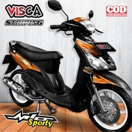 Stiker Striping Mio Sporty - Stiker Striping Mio Smile Variasi RACING