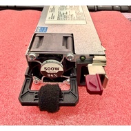 PSU Server HPE Gen10 DL20 DL360 DL380 Gen10 500W 80 Plus Platinum Hot Plug Power Supply Hewlett Pack