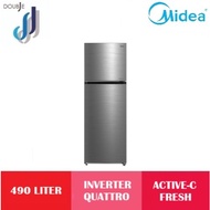 Midea 490L 2 Door Inverter Fridge MDRT580MTB46