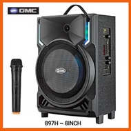 GMC 897H / 897 H SPEAKER PORTABLE MULTIMEDIA WITH BLUETOOTH KARAOKE 8 INCH WITH MIC