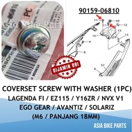 Yamaha Original Lagenda FI Screw Ekor Coverset / Y16ZR Battery Cover Plate / NVX V1 EZ115 Inner Kunc