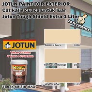Jotun Tough Shield Exterior Paint 1 Liter Smooth Ivory 1038 / Spring Champagne 1998 / Sahara Sand 11