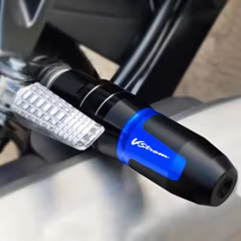 For Suzuki V-Strom V-Strom650 V Strom 650 Black Motorbike Exhaust Frame Sliders Crash Pads Falling P