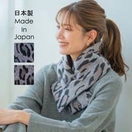 🧣全新【日本製】Lune Jumelle 多色日本製豹紋絎縫雙面插入式頸巾/圍巾-11679012🧣