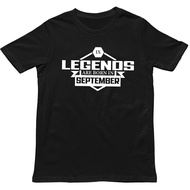 Legends Are Born In September Tee, Funny Birthday Gift Tee, Best Birthday Gift.